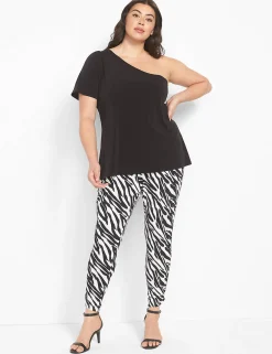 Slim^Lane Bryant Knit Kit Pull-On Ankle Pant Lbsu22182_Zebra_Cw1