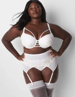 Slips & Babydolls^Lane Bryant Lace Hip Slip Bright White