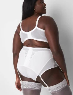 Slips & Babydolls^Lane Bryant Lace Hip Slip Bright White