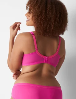 Full Coverage Bras^Lane Bryant Lace Unlined Full Coverage Bra Bold Pink