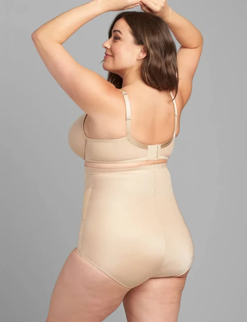 Level 3 - Contour^Lane Bryant Level 3 Contouring High-Waist Brief Cafe