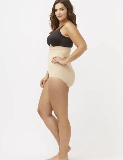 Level 3 - Contour^Lane Bryant Level 3 Contouring High-Waist Brief Cafe