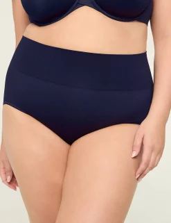 Level 2 - Shape^Lane Bryant Level 2 Shaping High-Waist Full Brief Panty Maritime Blue