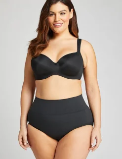Level 2 - Shape^Lane Bryant Level 2 Shaping High-Waist Full Brief Panty Black