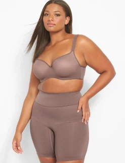 Level 2 - Shape^Lane Bryant Level 2 Shaping High-Waist Short Panty Deep Taupe