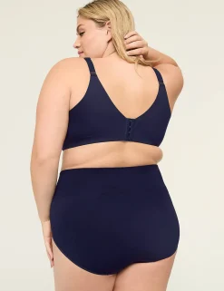 Level 2 - Shape^Lane Bryant Level 2 Shaping High-Waist Full Brief Panty Maritime Blue