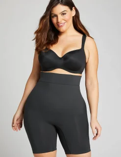 Level 2 - Shape^Lane Bryant Level 2 Shaping Ultra High-Waist Short Black