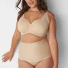 Brief Panties^Lane Bryant Level 2 Totally Smooth High-Waist Brief Panty Cafe