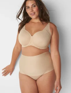 Brief Panties^Lane Bryant Level 2 Totally Smooth High-Waist Brief Panty Cafe