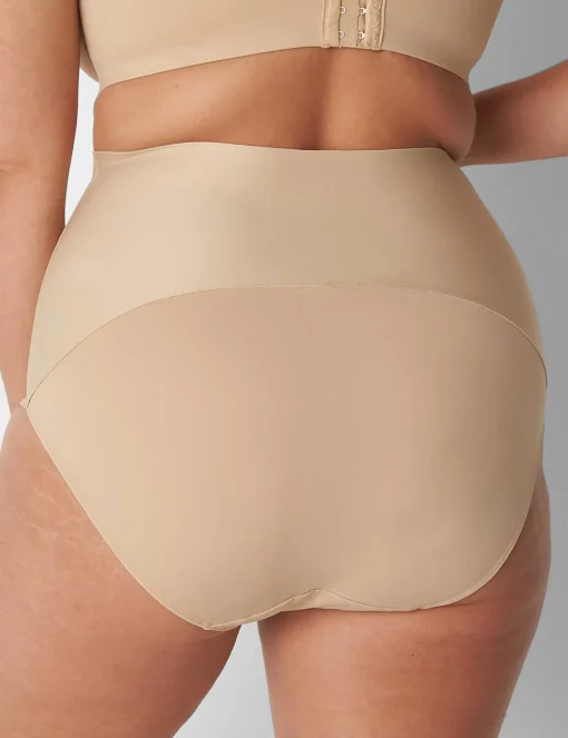Brief Panties^Lane Bryant Level 2 Totally Smooth High-Waist Brief Panty Cafe