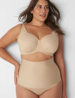 Level 2 - Shape^Lane Bryant Level 2 Totally Smooth Ultra High-Waist Brief Panty Cafe Mocha