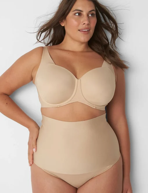 Level 2 - Shape^Lane Bryant Level 2 Totally Smooth Ultra High-Waist Brief Panty Cafe Mocha