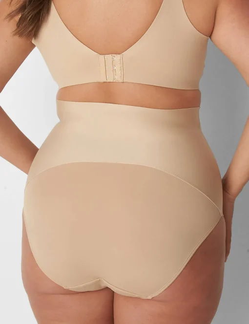 Level 2 - Shape^Lane Bryant Level 2 Totally Smooth Ultra High-Waist Brief Panty Cafe Mocha