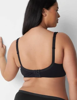 Full Coverage Bras^Lane Bryant Lightly Lined Full Coverage Bra With Lace Black