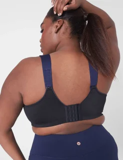 Sports Bras^Lane Bryant Livi Active High-Impact Wicking Max Support Sports Bra Maritime Blue