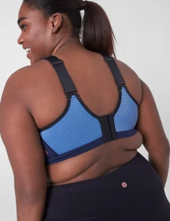 Sports Bras^Lane Bryant Livi High-Impact Underwire Wicking Sports Bra Maritime Blue