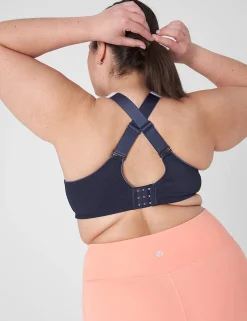 Sports Bras^Lane Bryant Livi High-Impact Wicking Max Support Underwire Sports Bra Desert Flower