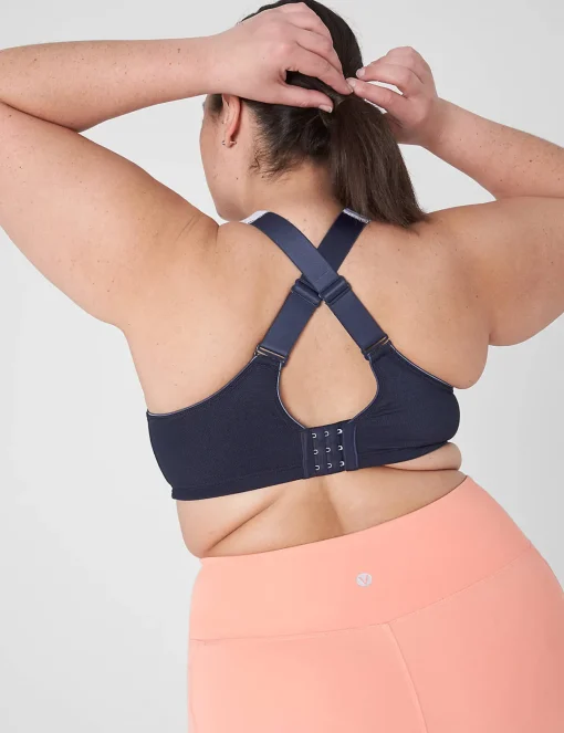 Sports Bras^Lane Bryant Livi High-Impact Wicking Max Support Underwire Sports Bra Desert Flower
