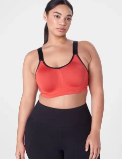 Sports Bras^Lane Bryant Livi High-Impact Wicking Underwire Sports Bra Bittersweet