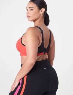 Sports Bras^Lane Bryant Livi High-Impact Wicking Underwire Sports Bra Bittersweet