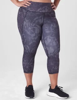 Crops And Capris^Lane Bryant Livi High-Rise Livi Soft Capri Legging Butterfly Wing
