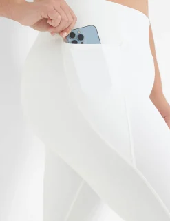 Crops And Capris^Lane Bryant Livi High-Rise Wicking Capri Legging White