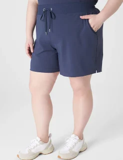 Shorts^Lane Bryant Livi Knit Trouser Shorts Blue Nights