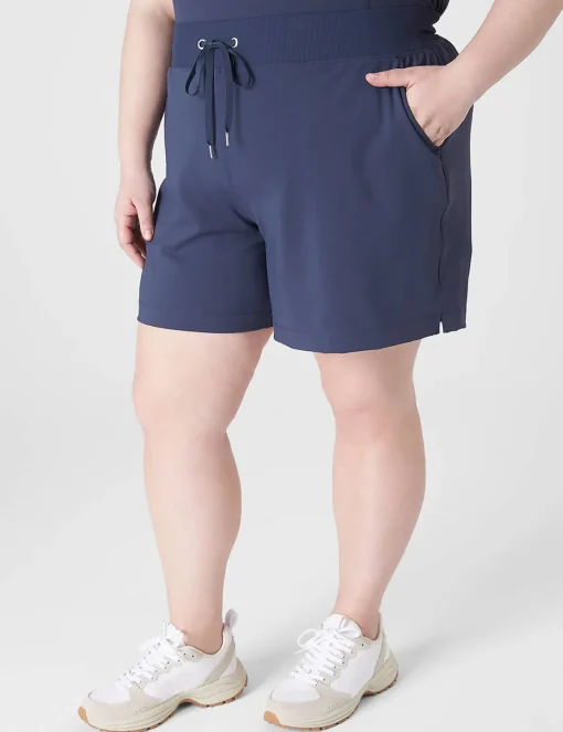 Shorts^Lane Bryant Livi Knit Trouser Shorts Blue Nights