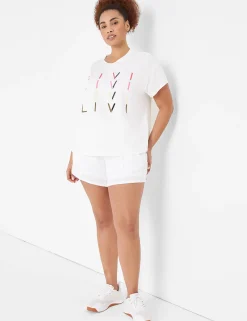 Shorts^Lane Bryant Livi Stretch Woven Short White