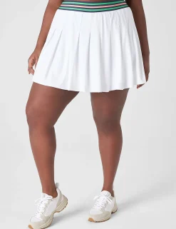 Shorts^Lane Bryant Livi Wicking Pleated Skort White