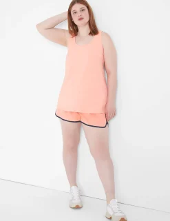 Livi Active Tops^Lane Bryant Livi Wicking Scoop-Neck Racerback Tank Desert Flower
