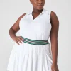 Livi Active Tops^Lane Bryant Livi Wicking Sleeveless Performance Polo White