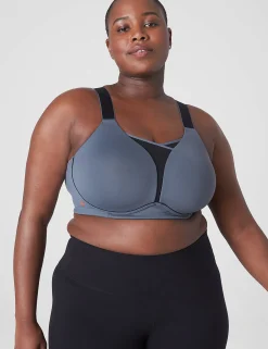 Sports Bras^Lane Bryant Livi Wireless Medium-Impact Wicking Sports Bra Turbulence
