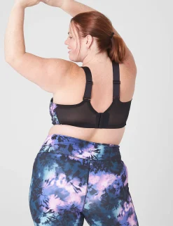 Sports Bras^Lane Bryant Livi Wireless Medium-Impact Wicking Sports Bra Maui Tie Dye