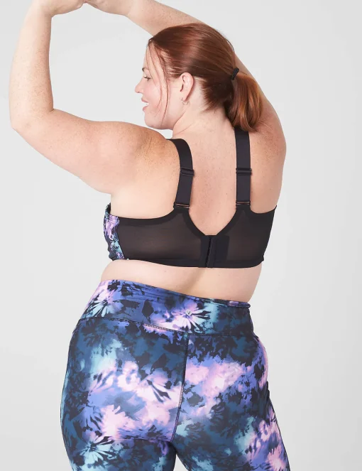 Sports Bras^Lane Bryant Livi Wireless Medium-Impact Wicking Sports Bra Maui Tie Dye