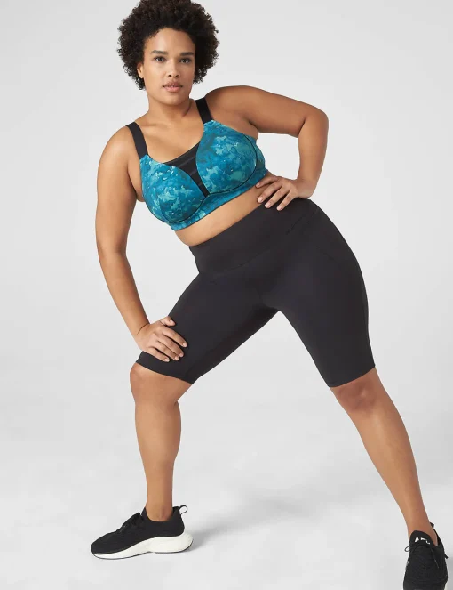 Sports Bras^Lane Bryant Livi Wireless Medium-Impact Wicking Sports Bra Keri Tie Dye