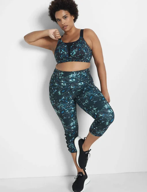 Sports Bras^Lane Bryant Livi Wireless Medium-Impact Wicking Sports Bra Kaleidoscope