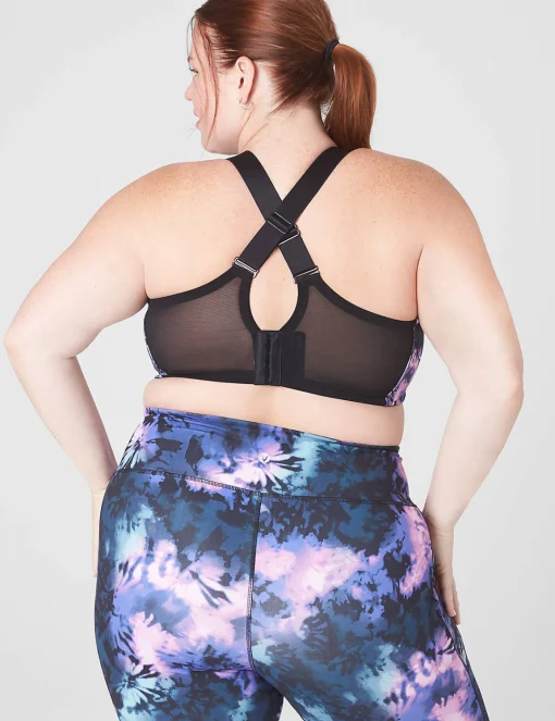 Sports Bras^Lane Bryant Livi Wireless Medium-Impact Wicking Sports Bra Maui Tie Dye