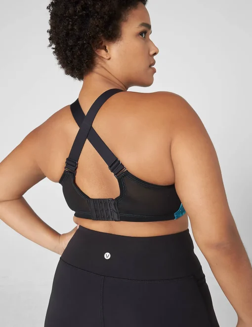 Sports Bras^Lane Bryant Livi Wireless Medium-Impact Wicking Sports Bra Keri Tie Dye