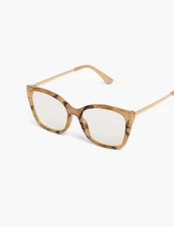Readers^Lane Bryant Marble Cateye Reader Brown