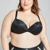 Underwire Bras^Lane Bryant Max Boost Plunge Bra Black