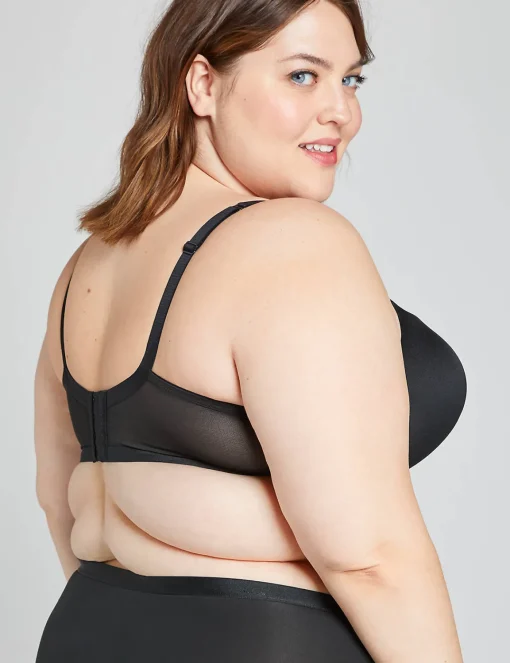 Underwire Bras^Lane Bryant Max Boost Plunge Bra Black