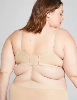 Plunge Bras^Lane Bryant Max Boost Plunge Bra Cafe