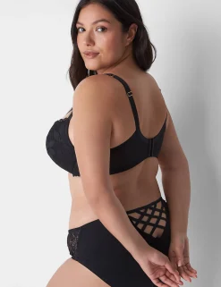 Plunge Bras^Lane Bryant Max Boost Plunge Bra Black