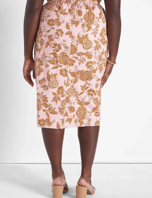 Skirts^Lane Bryant Midi Skirt Floral
