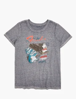 The Tee Shop^Lane Bryant Modern Americana Fender Graphic Tee Blue Nights