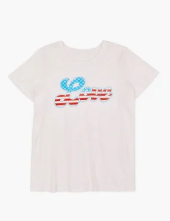 Knit Tops^Lane Bryant Modern Americana Love Graphic Tee White