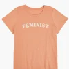 Knit Tops^Lane Bryant Modern Crew-Neck Feminist Graphic Tee Cafe Creme