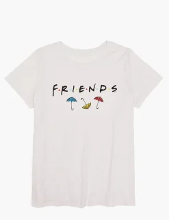 Knit Tops^Lane Bryant Modern Crew-Neck Friends Graphic Tee White