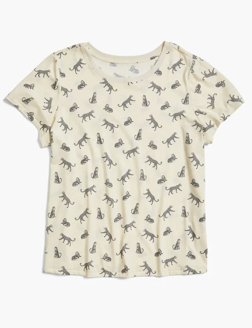 The Tee Shop^Lane Bryant Modern Graphic Tee Leopard